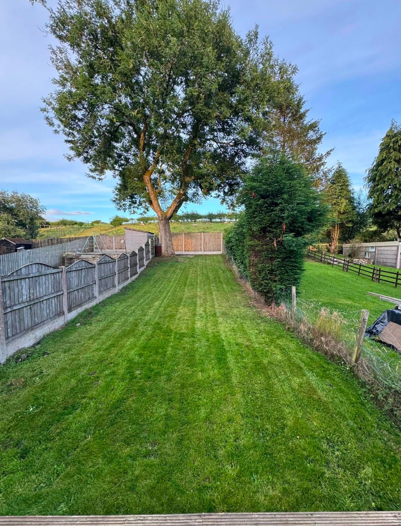 A garden maintained by Lomax Gardening Services