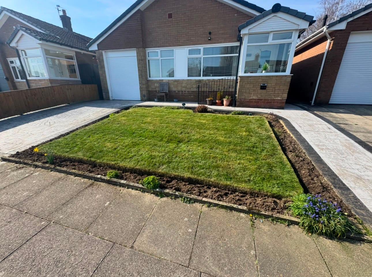 A garden maintained by Lomax Gardening Services