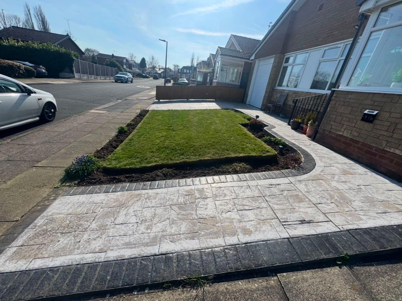 A garden maintained by Lomax Gardening Services