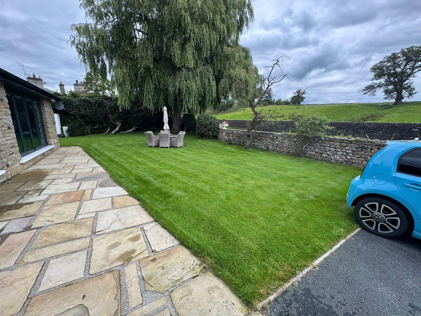 A garden maintained by Lomax Gardening Services